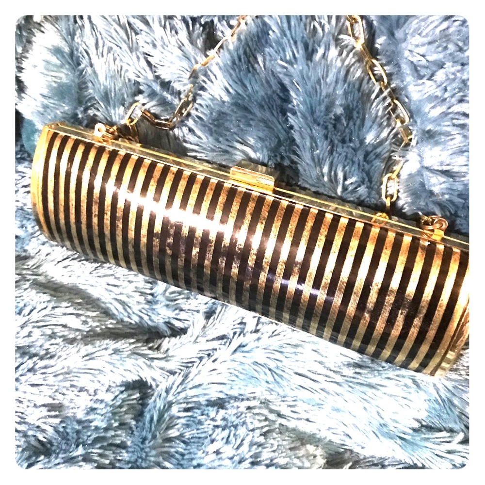 Nicole Miller clutch wallet with chain